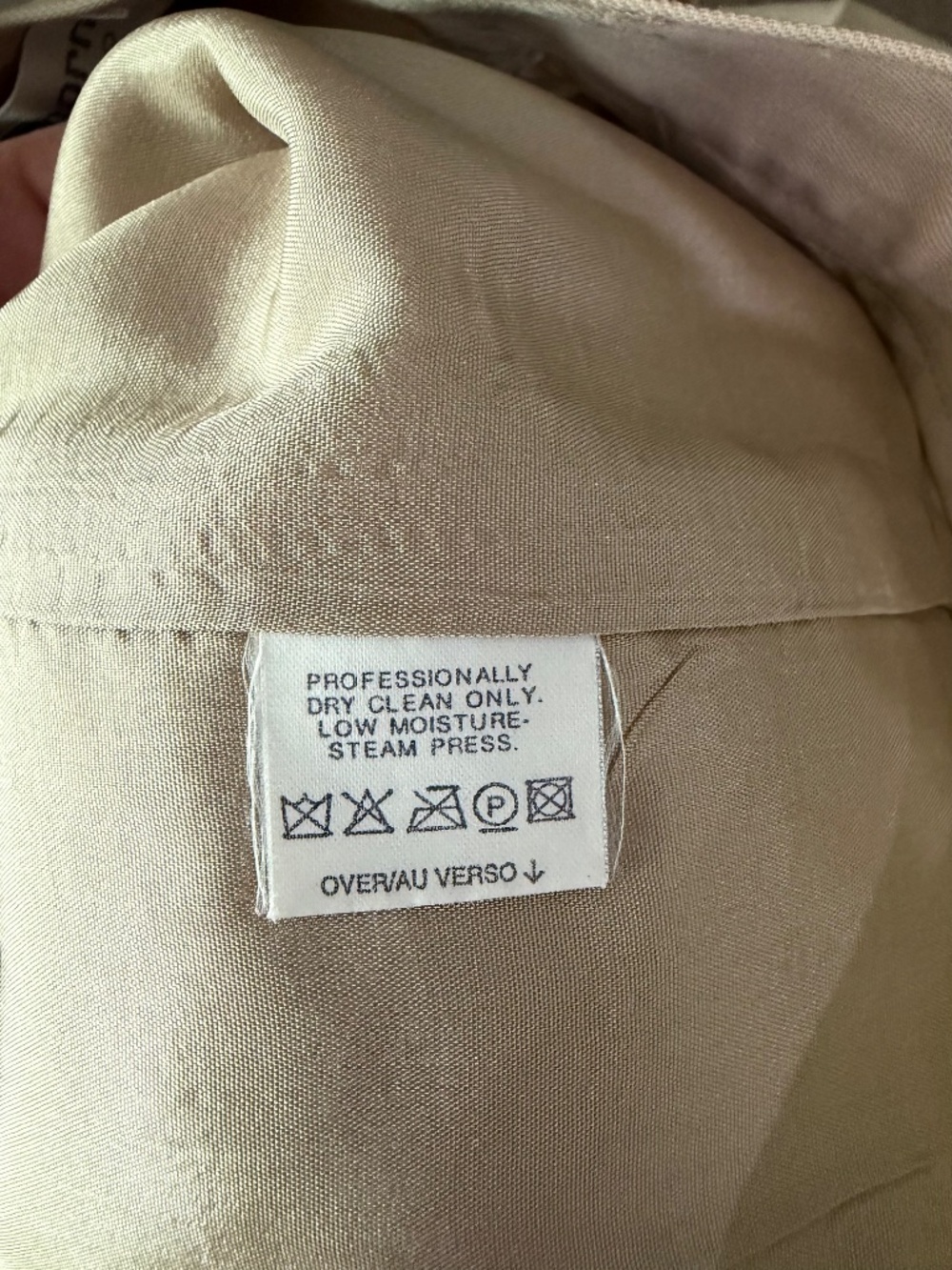 Liz Claiborne Collection Vintage Wool Khaki Pant - Picture 6 of 8